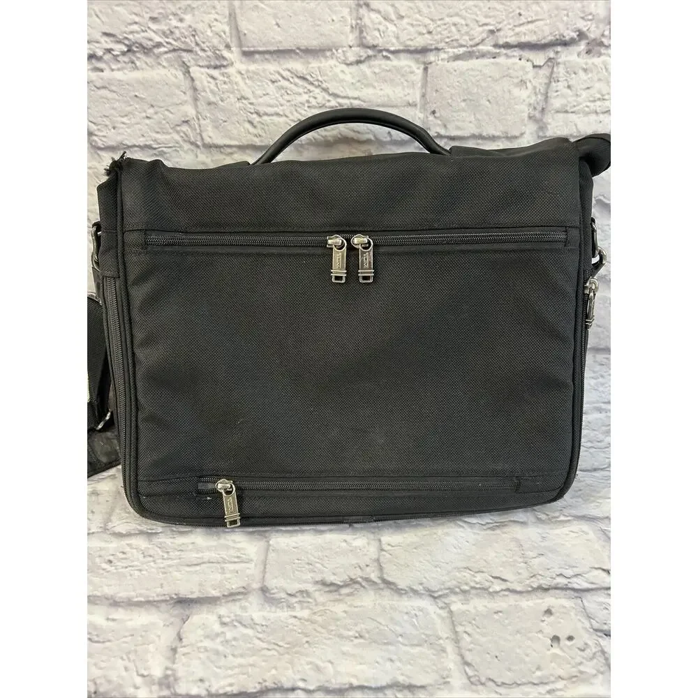 Tumi FXT Ballistic Nylon Slim Expandable Computer Flap Briefcase Black #26192D4